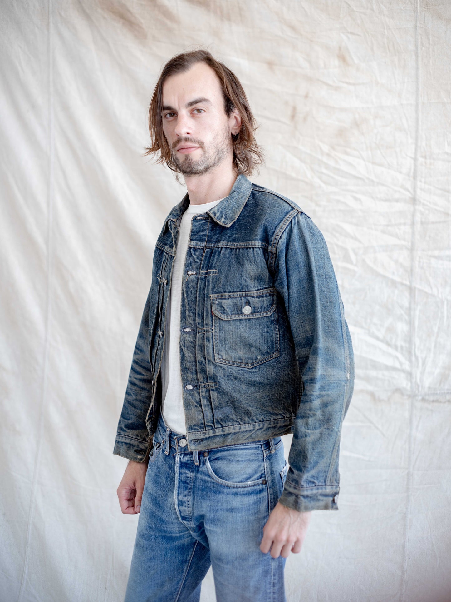1940's Whiskered Levi's Type One 506xx