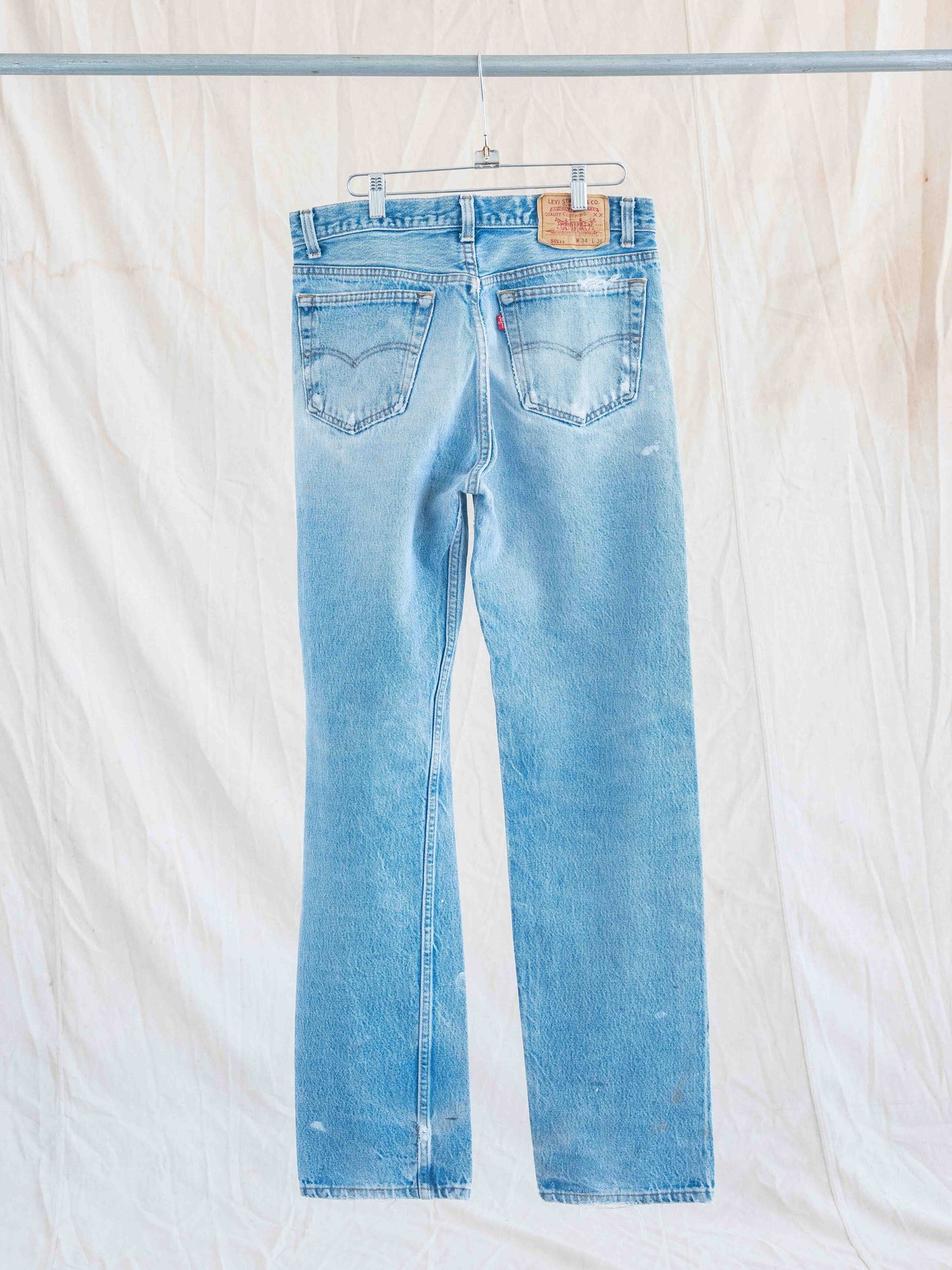 1980’s Thrashed and Splattered Levi’s 501s-33W
