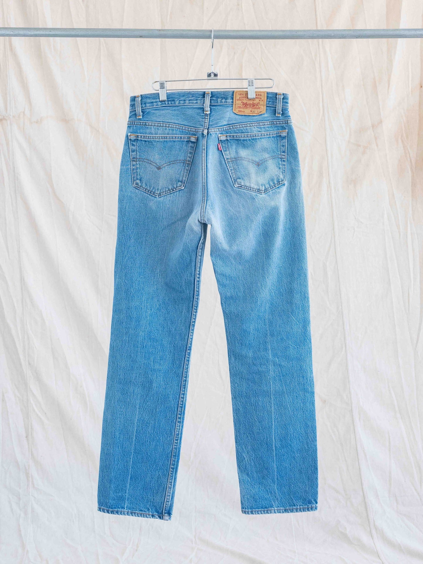 1980’s/1990’s Whiskered and Faded Grunge Levi’s 501-32W