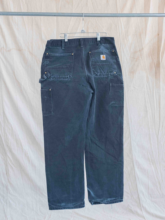 1990’s/2000’s Thrashed and Worn Black Carhartt Doubleknees-35W
