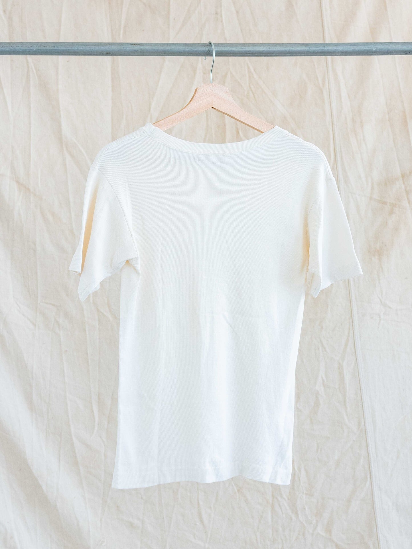 1950’s Ribbed All Cotton Blank Tee