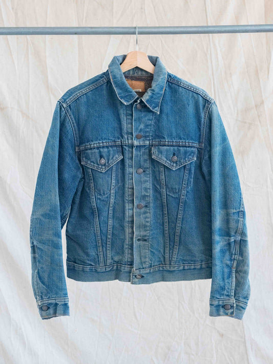 1960’s/1970’s Whiskered, Faded, and Stained Levi’s Blanket Lined Type 3