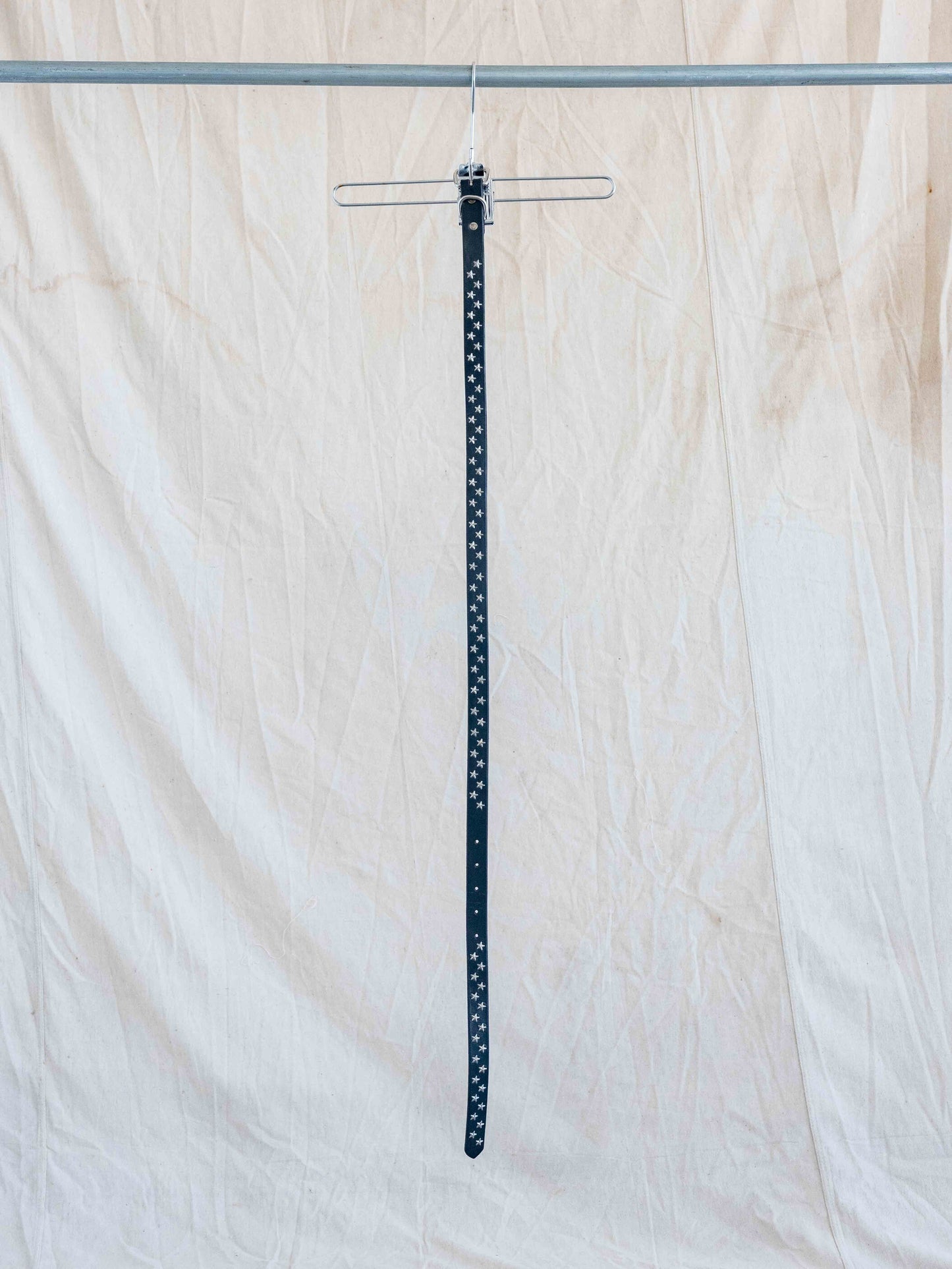 Hollywood Trading Company Silver Star Belt with Extended Tail-W28/30