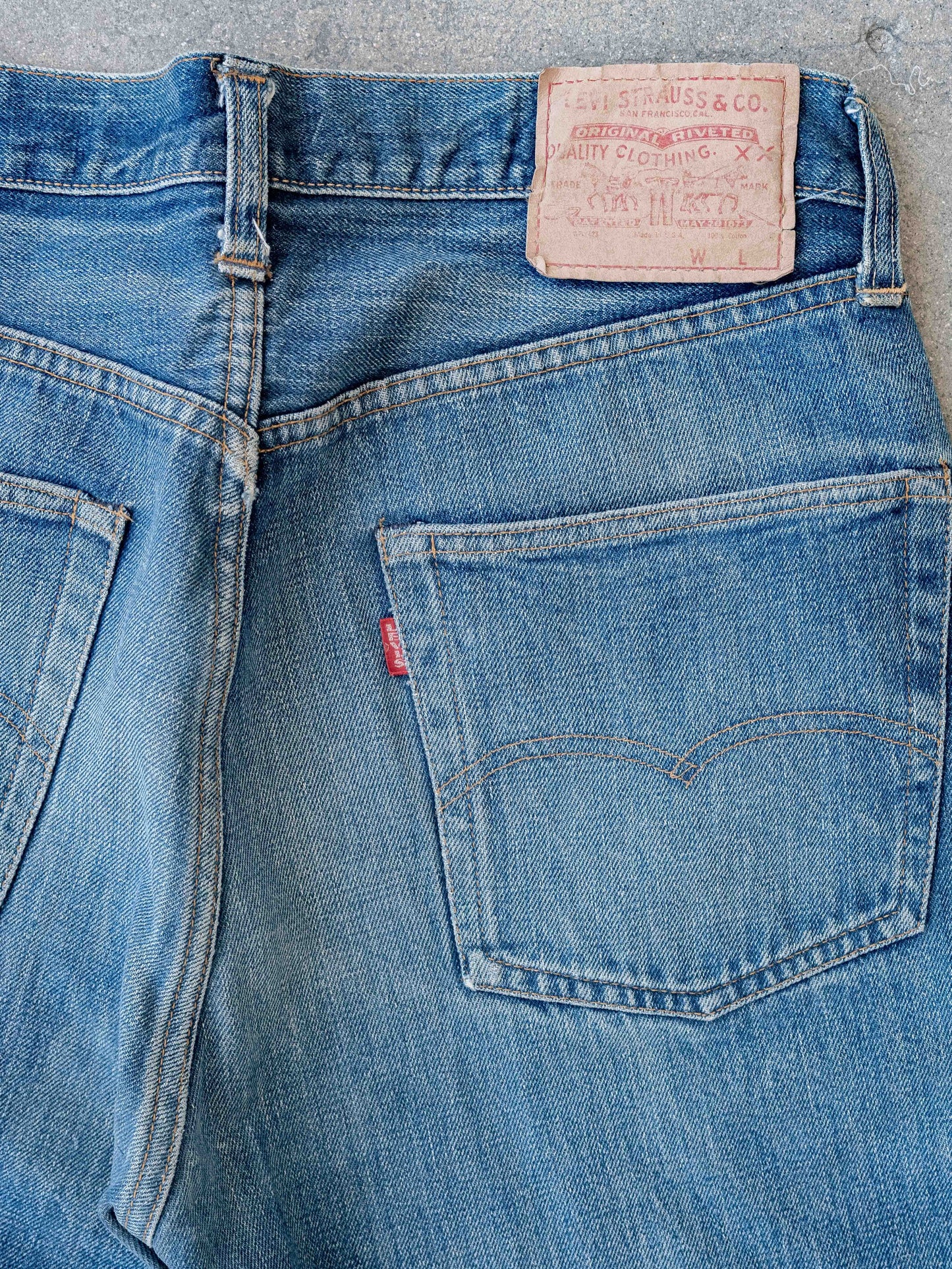 1960’s Midwash and Faded Big E Levi’s 501s-31W