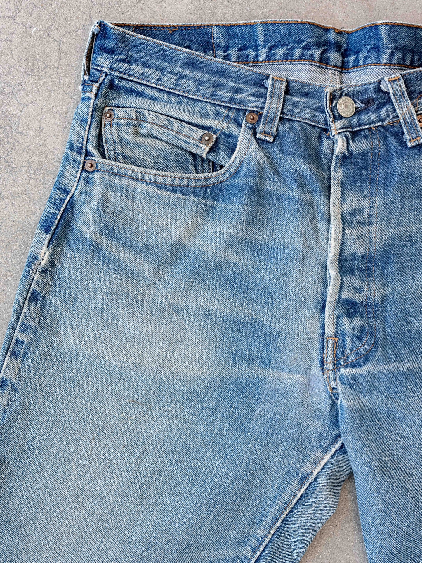 1970’s/1980’s Midwash and Whiskered Levi’s Redline 501s-33W