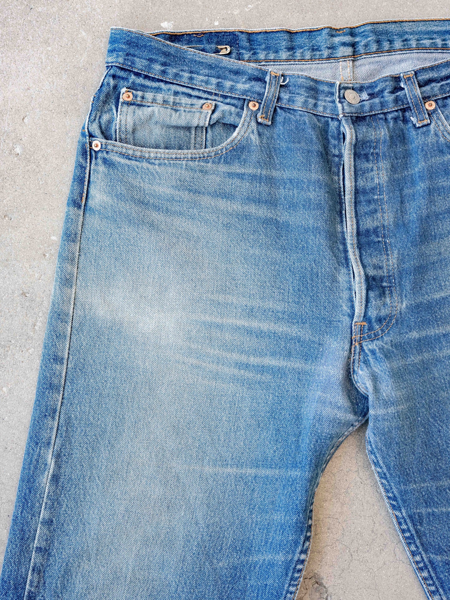 1980’s Faded and Whiskered Levi’s 501s-37W