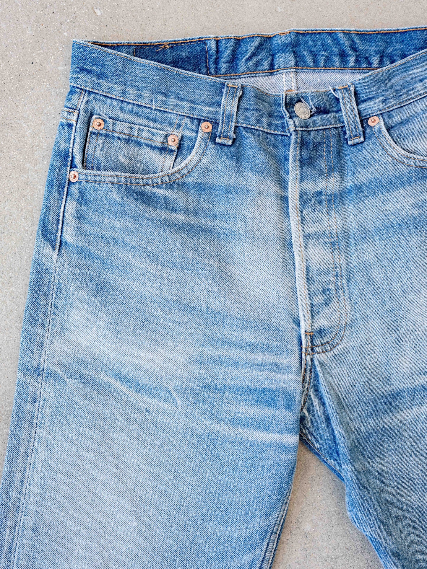 1980’s Faded and Holed Midwash Levi’s 501s-31W