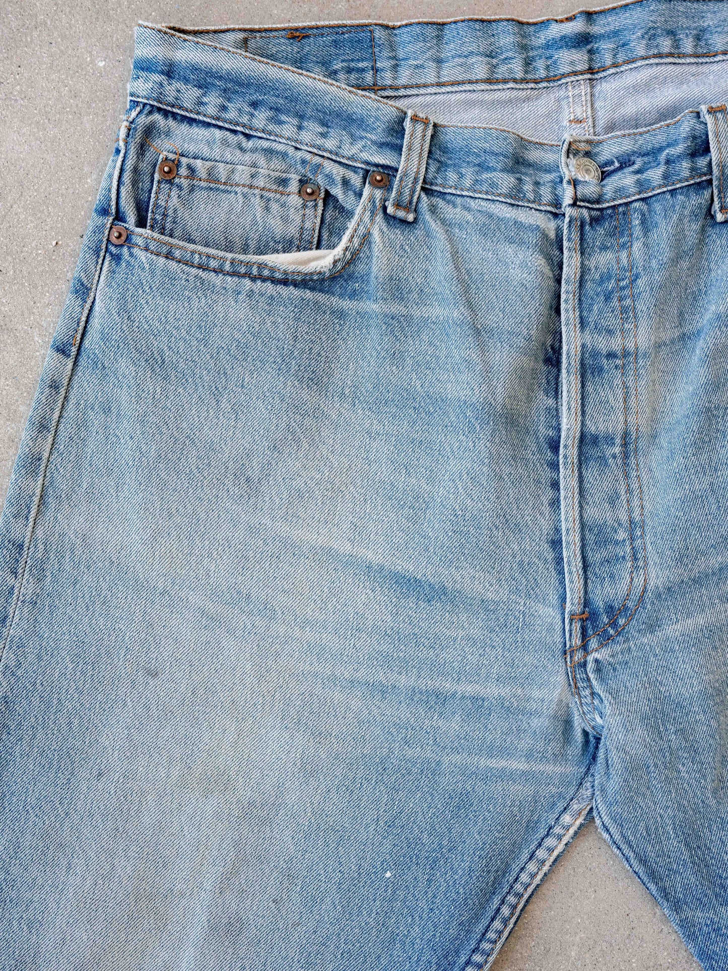 1980’s Light Midwash with Character Levi’s 501-36W