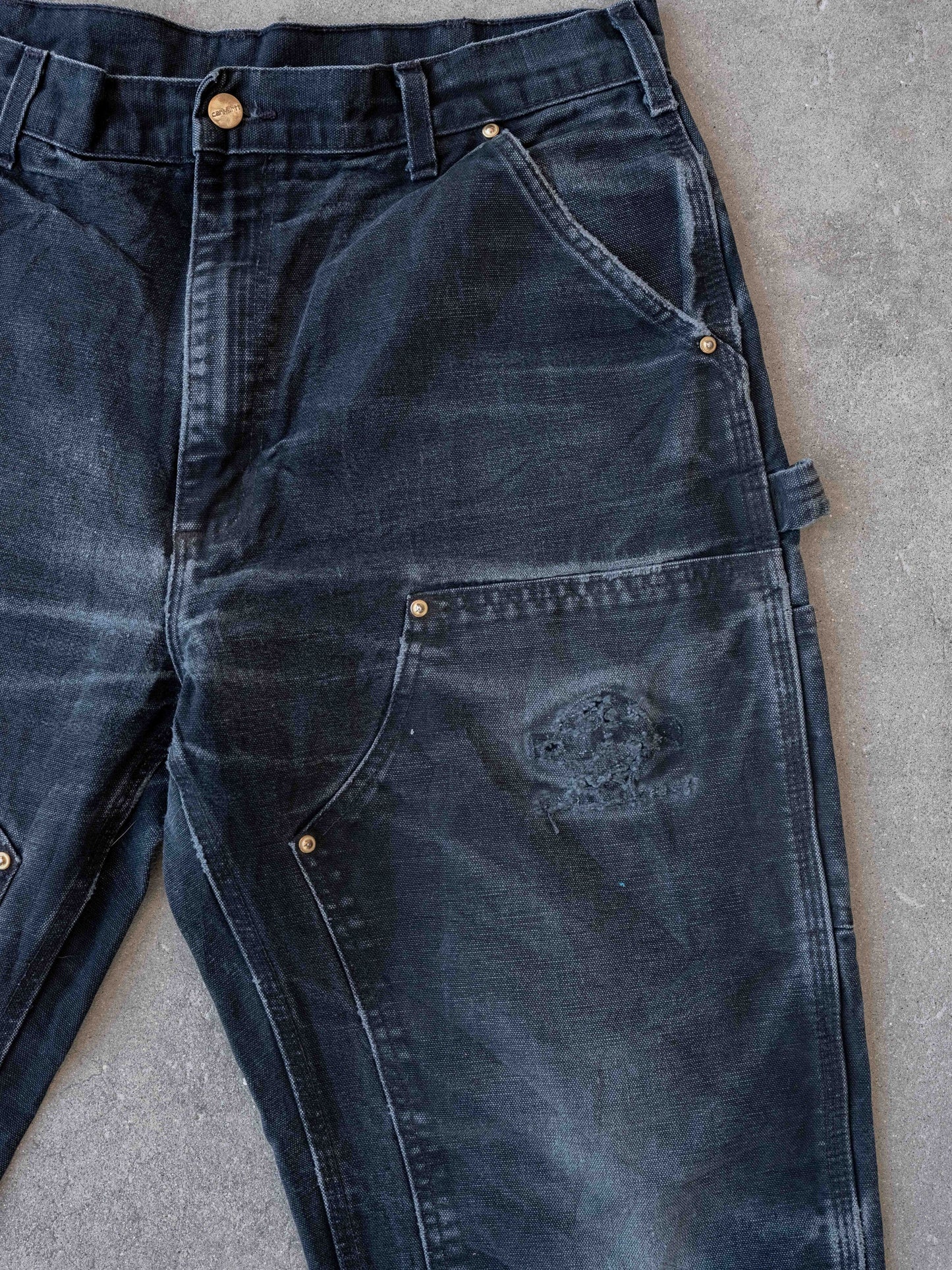 1990’s/2000’s Thrashed and Worn Black Carhartt Doubleknees-35W