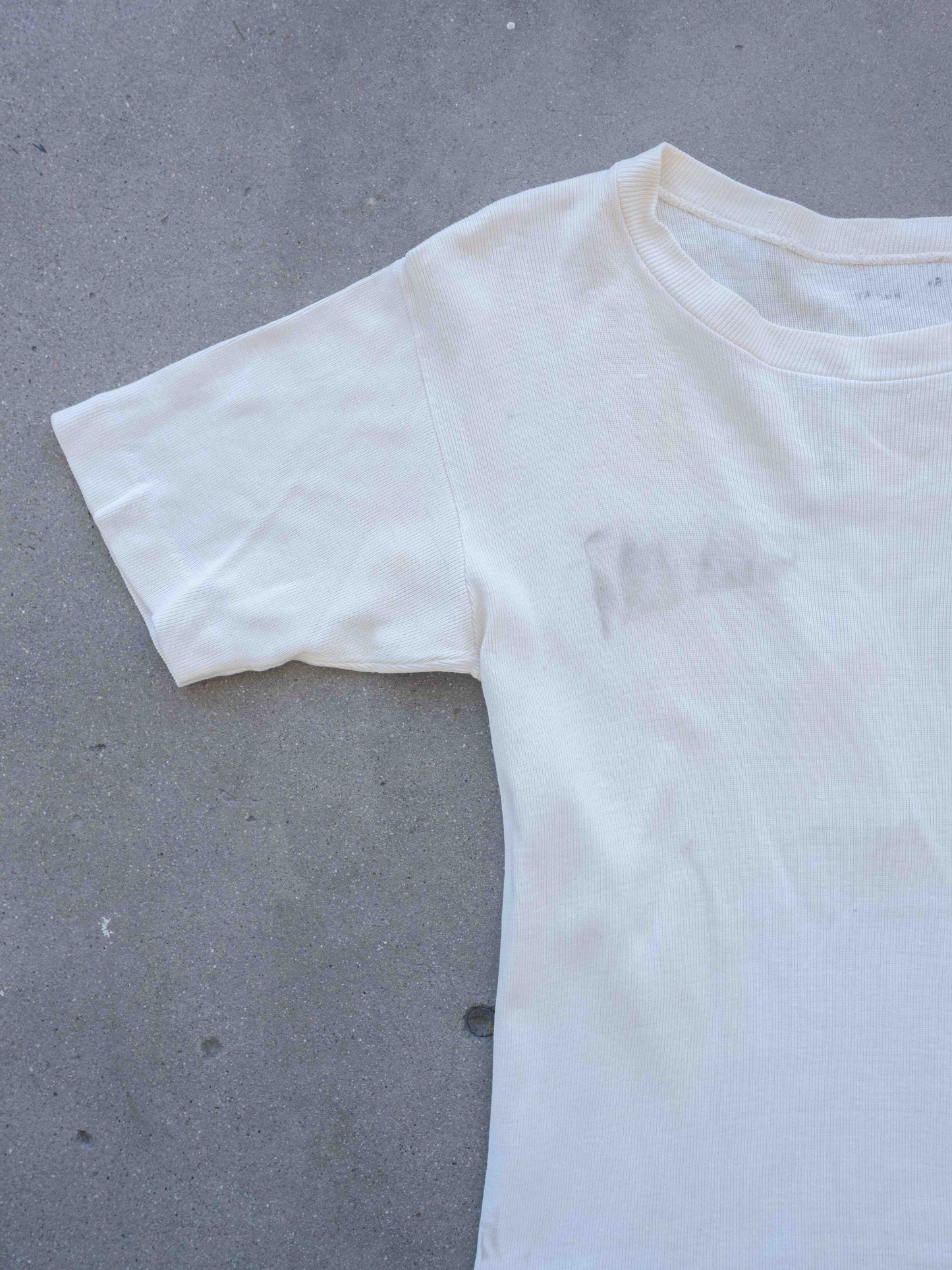 1950’s Ribbed All Cotton Blank Tee