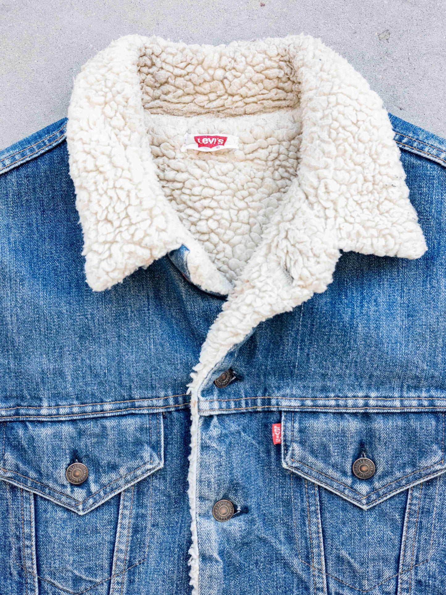 1970’s Whiskered and Faded Levi’s Sherpa Type 3