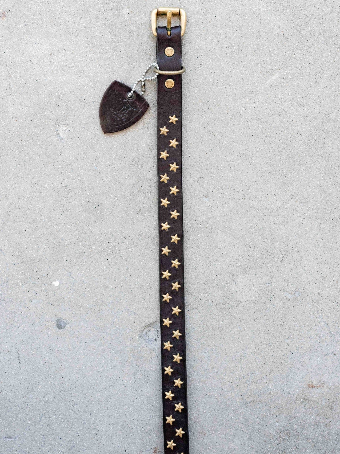Hollywood Trading Company Gold Star Extended Tail Belt-W28/30