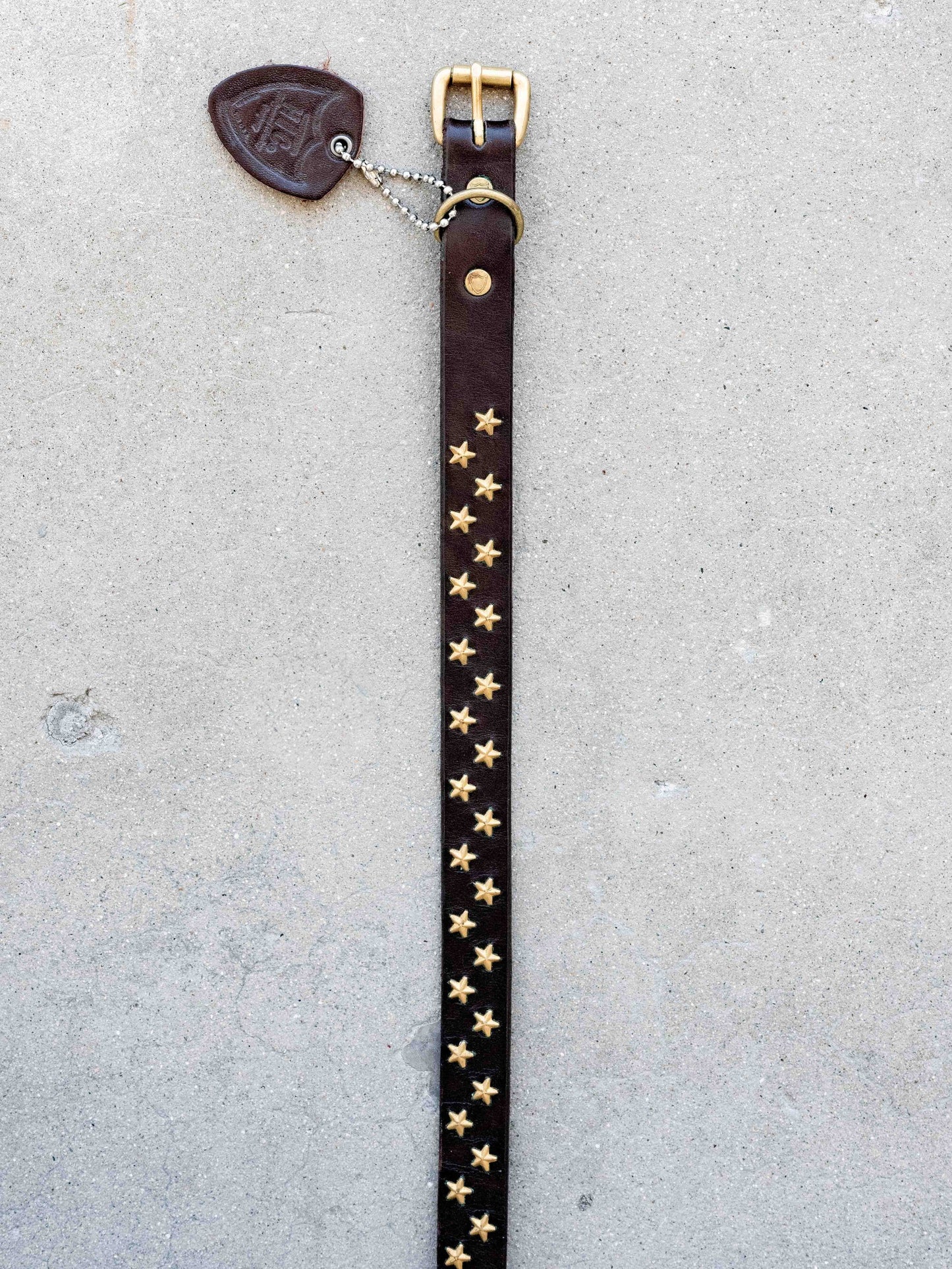 Hollywood Trading Company Gold Star Extended Tail Belt-W30/32