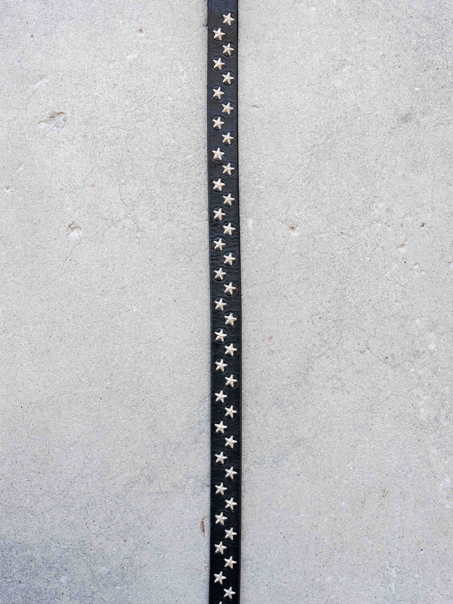 Hollywood Trading Company Silver Star Belt with Extended Tail-W28/30