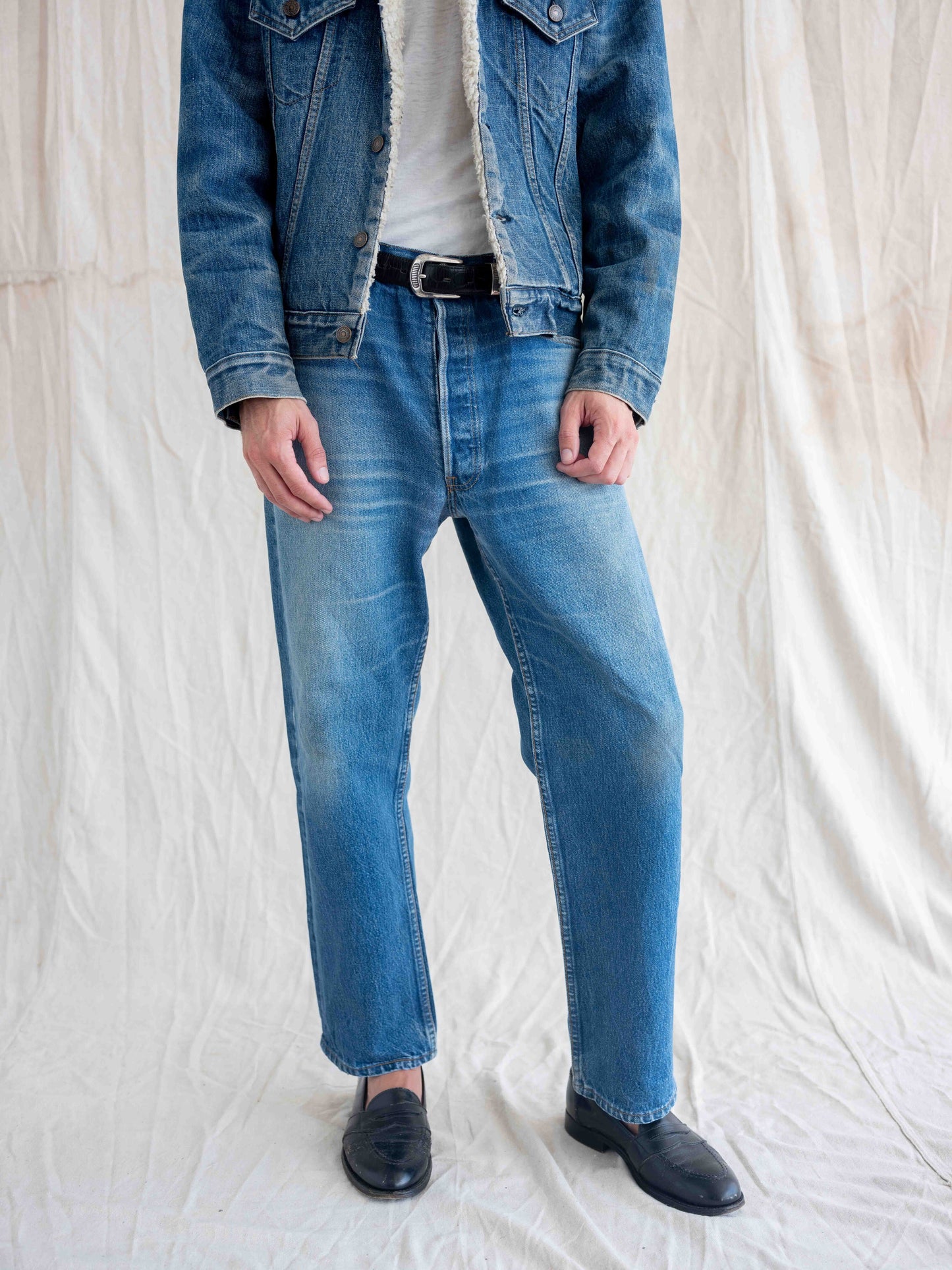 1980’s Faded and Whiskered Levi’s 501s-37W
