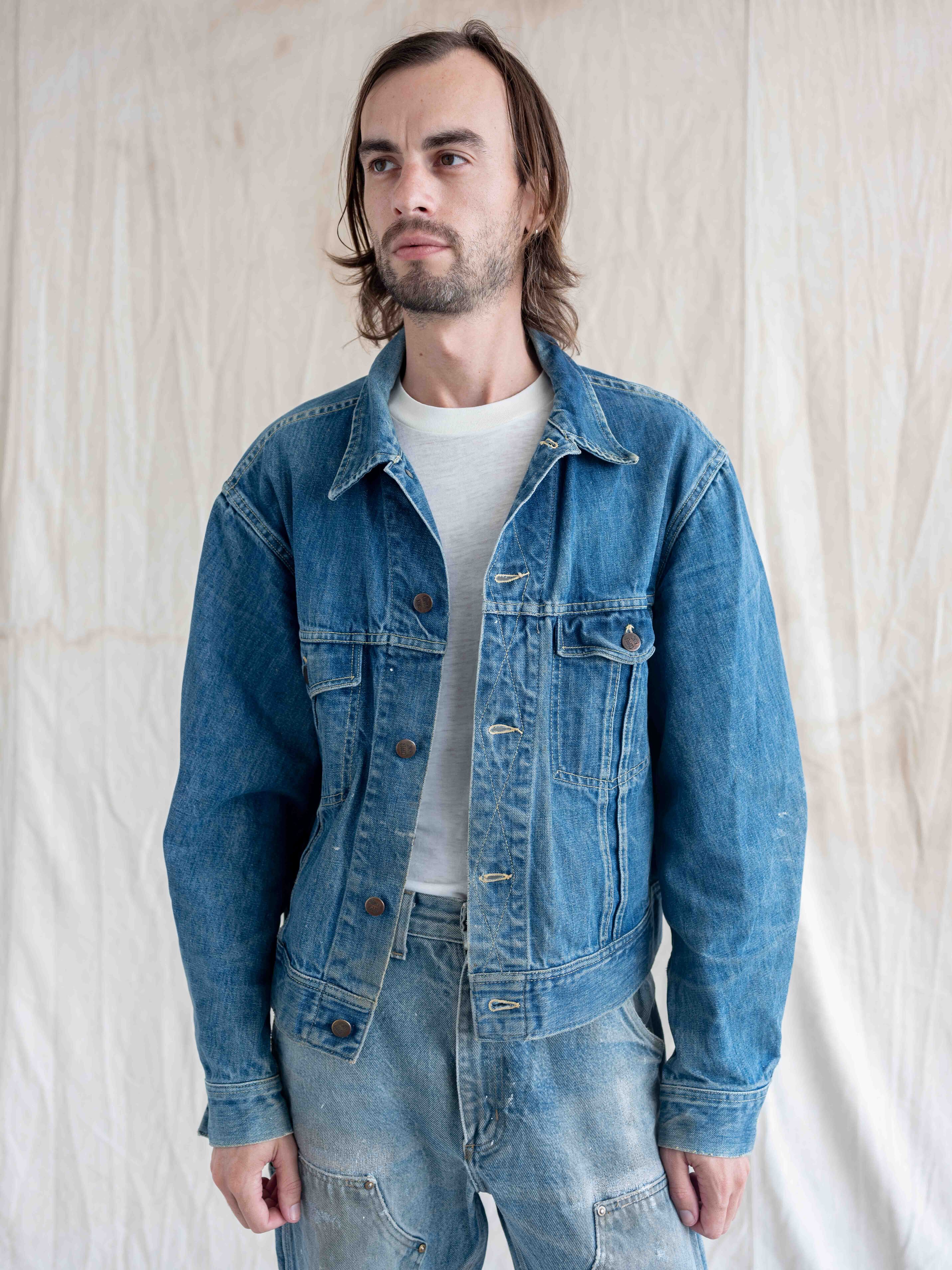 1960's Faded Copper King Two Pocket Denim Jacket – Denim Doctors