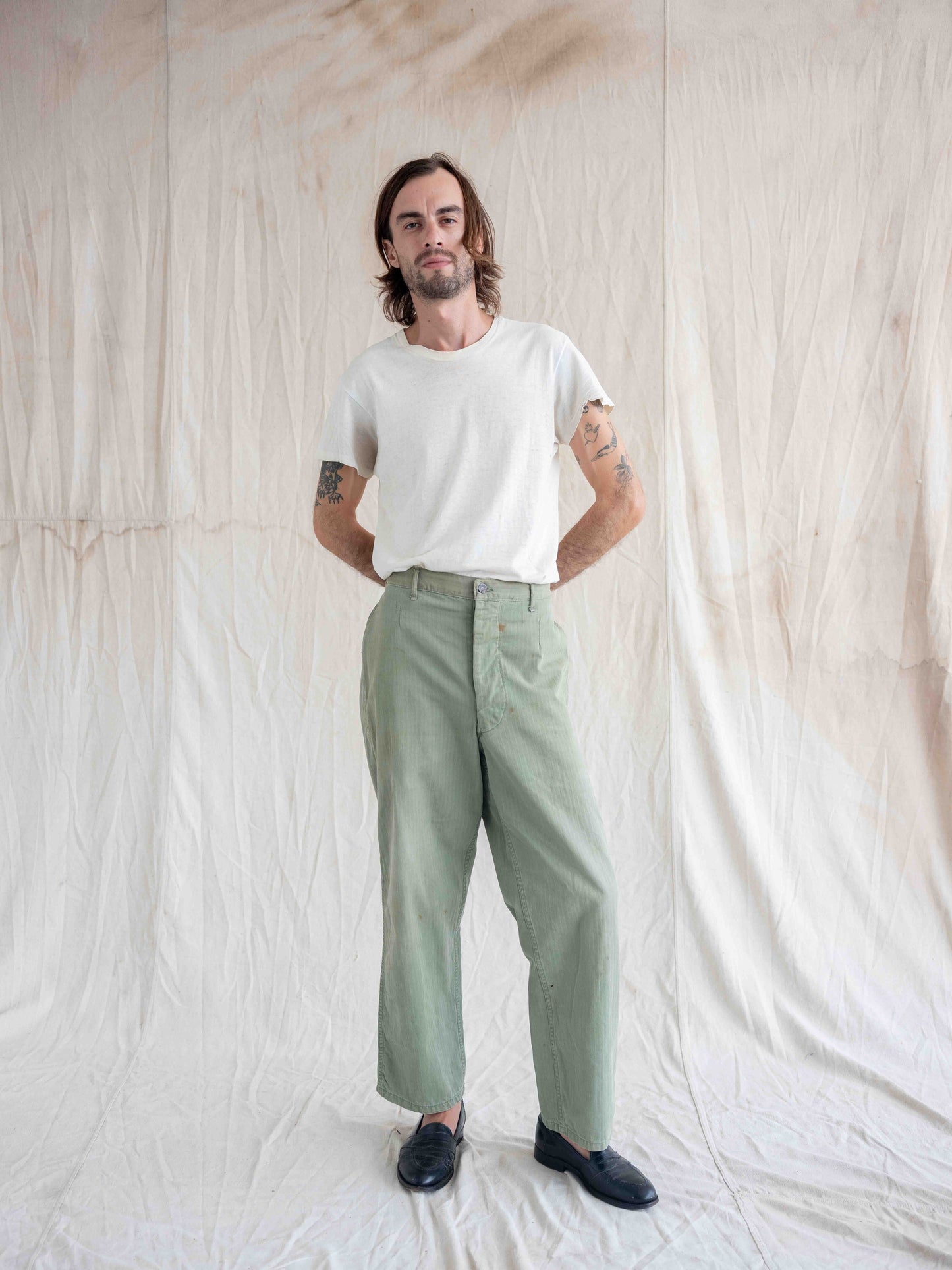 1940’s/1950’s 13 Star HBT Military Pants-33W