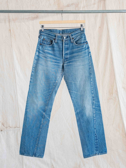 1980’s Light Mid Whiskered Levi’s 501s Redlines 29W