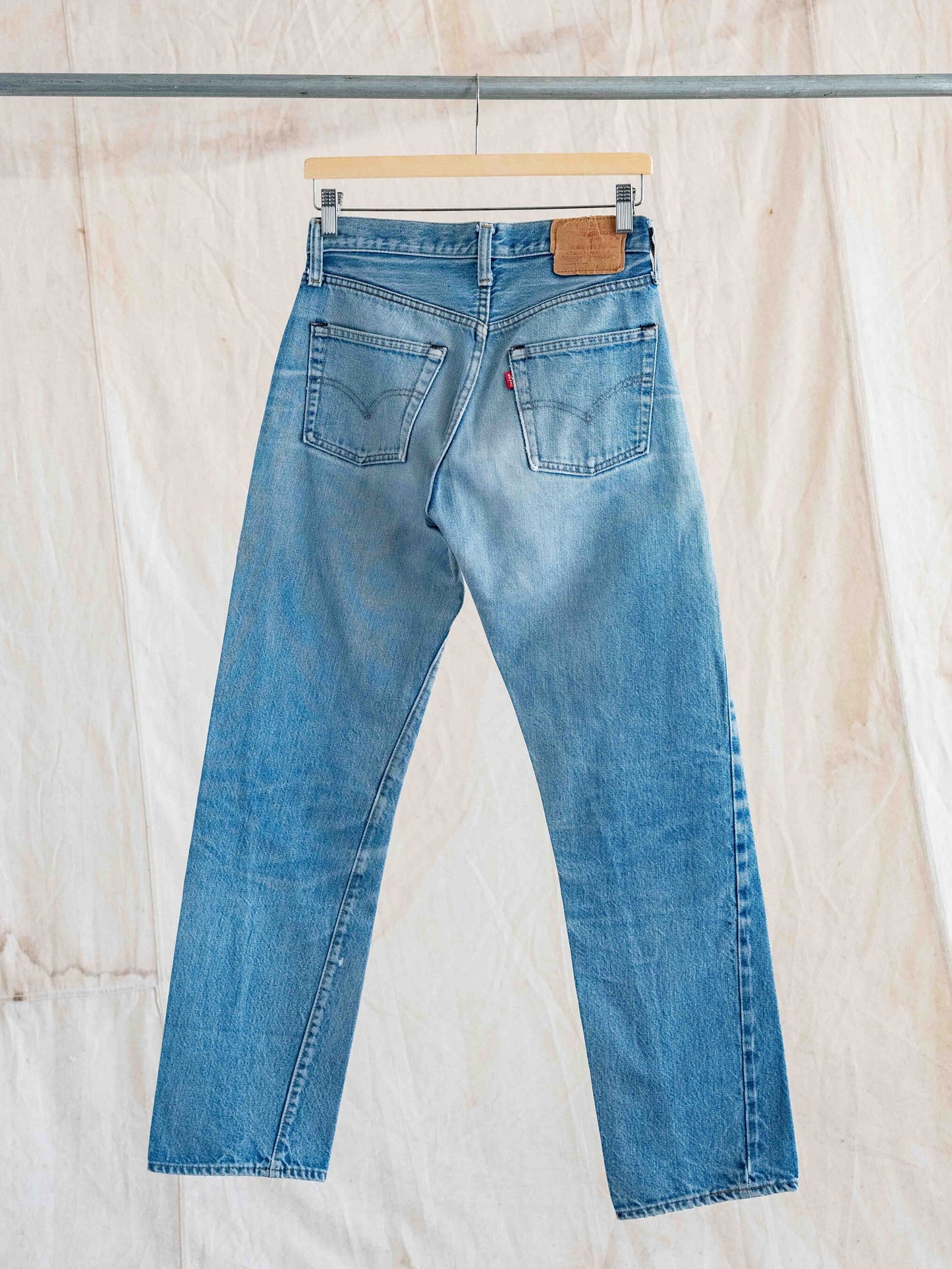 1980’s Light Mid Whiskered Levi’s 501s Redlines 29W