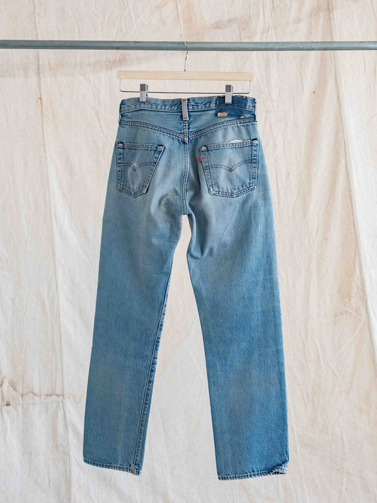 1970’s/1980/s Faded Lightwash Levi’s 501s Redlines 29W