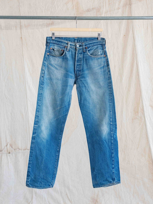 1970’s/1980’s Faded and Dirtied Levi’s 501s Redlines 32W