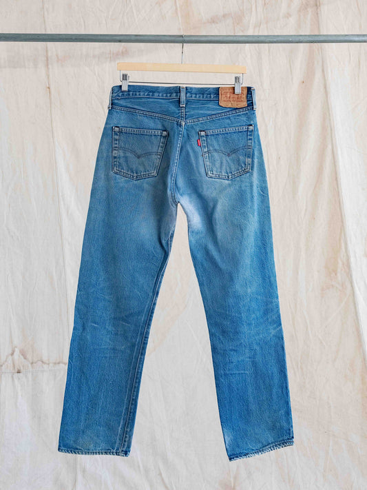 1970’s/1980’s Faded and Dirtied Levi’s 501s Redlines 32W