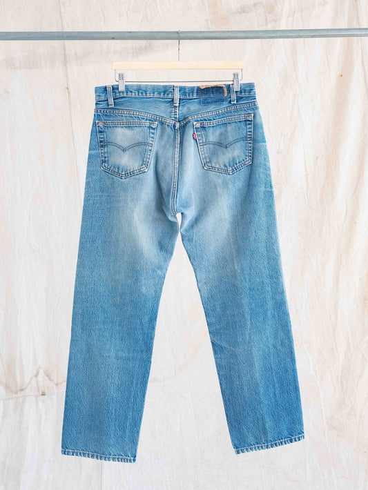1980’s Whiskered and Worn Levi’s 501s 35W