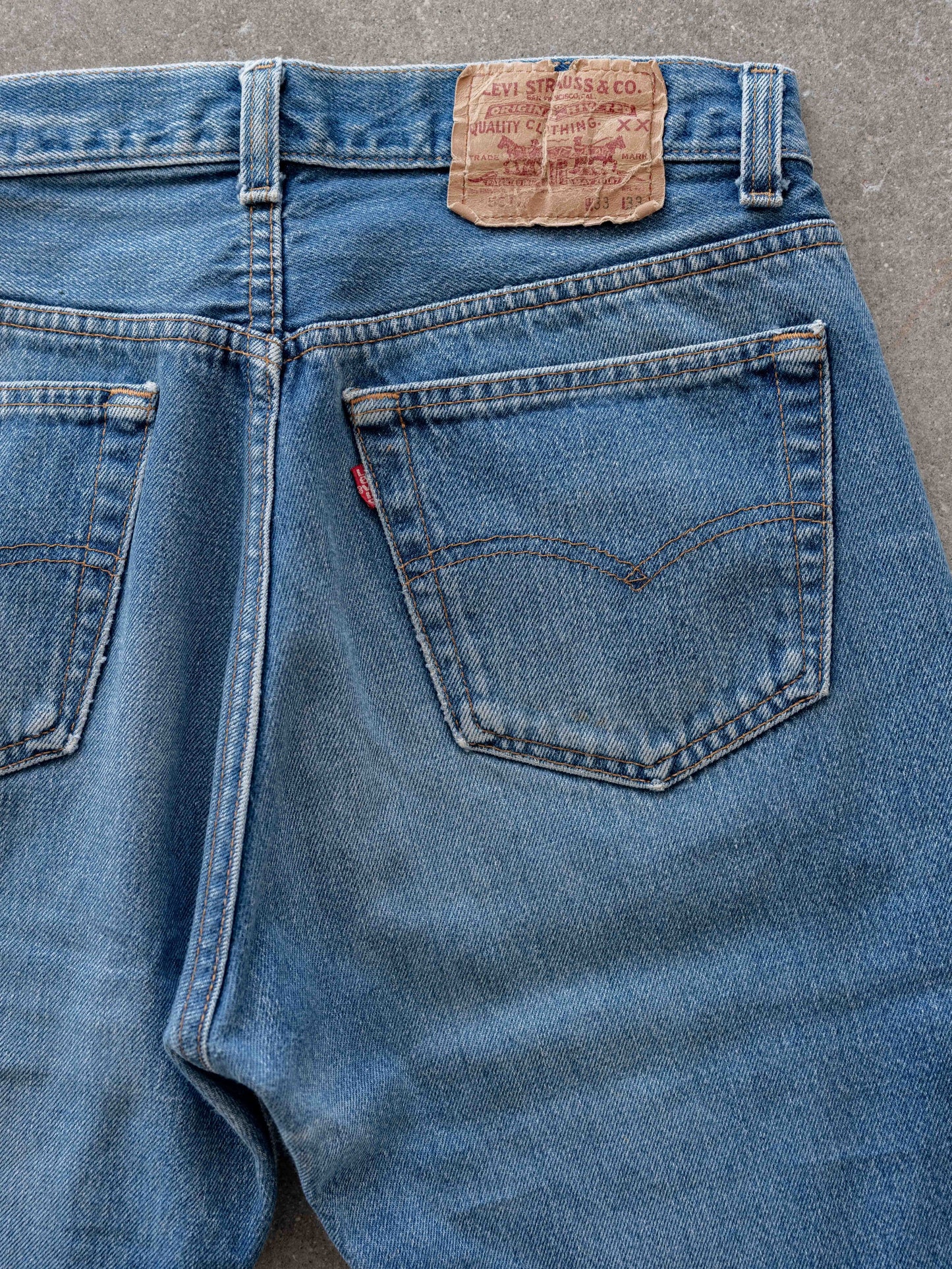 1980’s Super Soft Midwash Levi’s 501s 32W