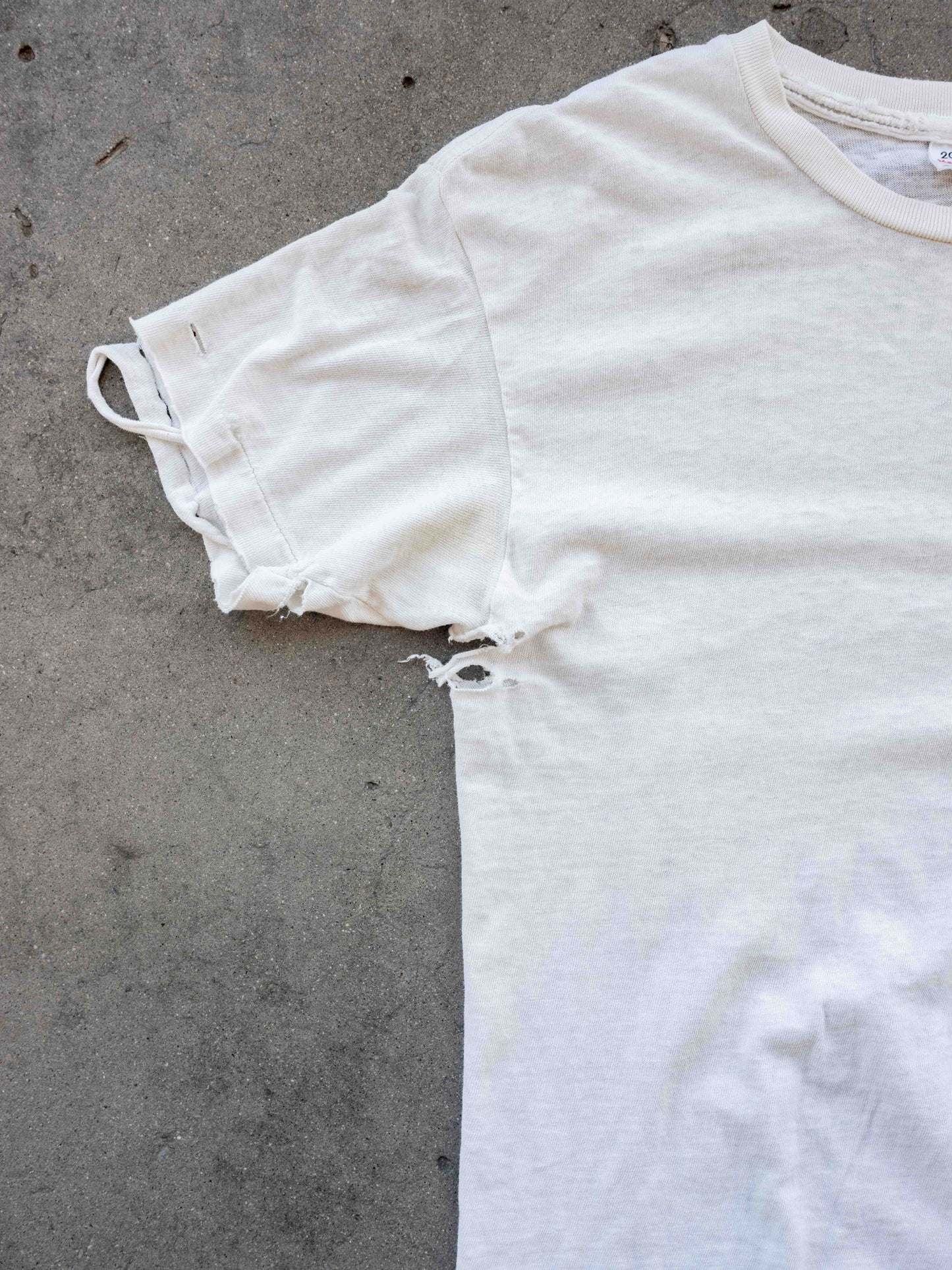 1960’s Thrashed White Blank