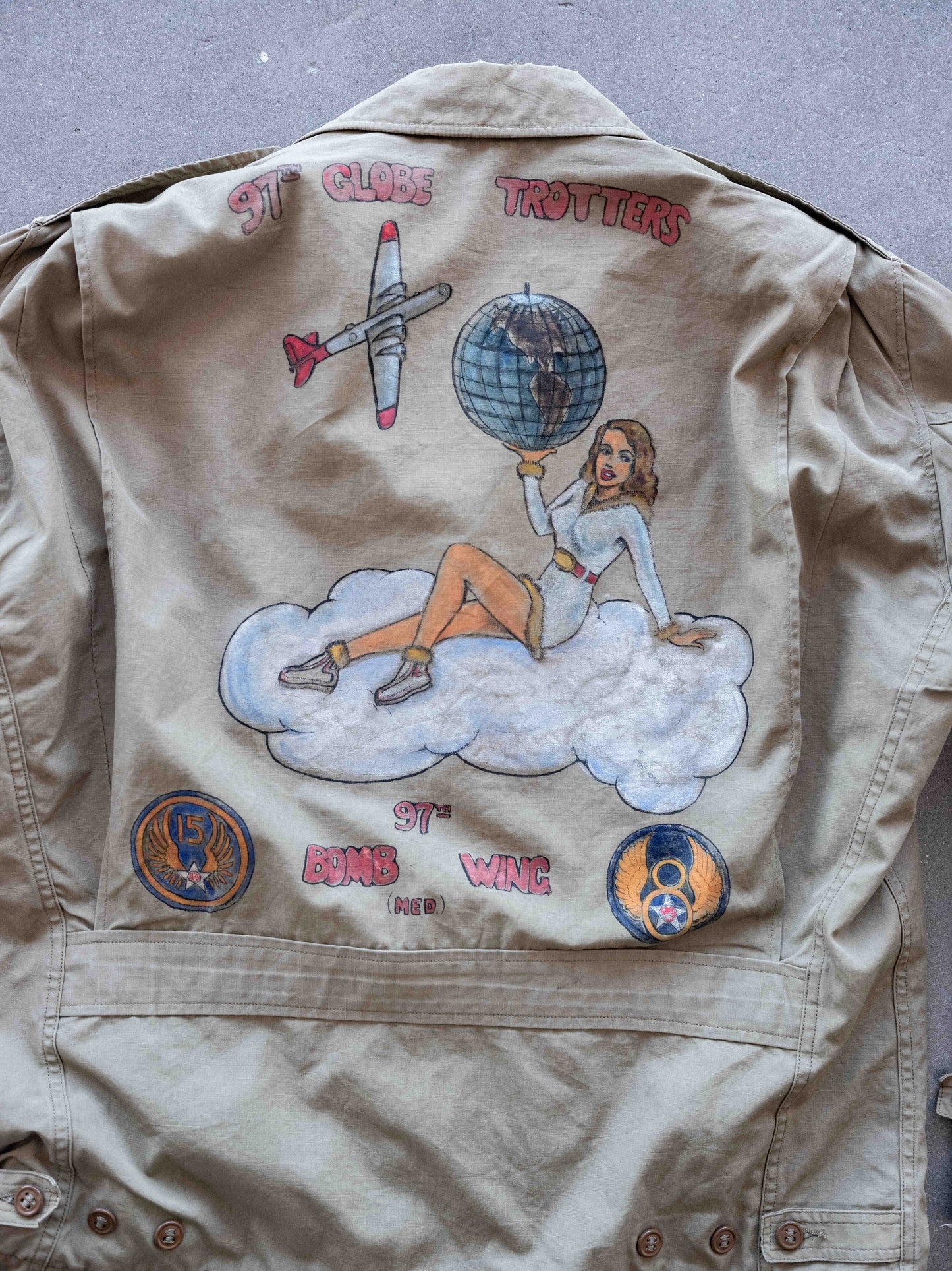 1950’s Air Force Jacket with Original Painted Motif