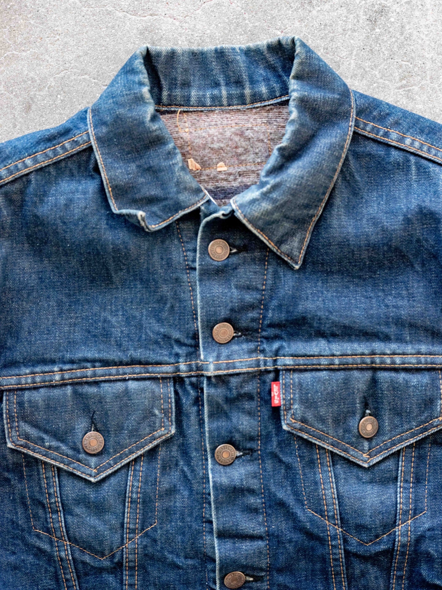 1960’s Dark and Clean Big E Blanket Lined Levi’s Type 3