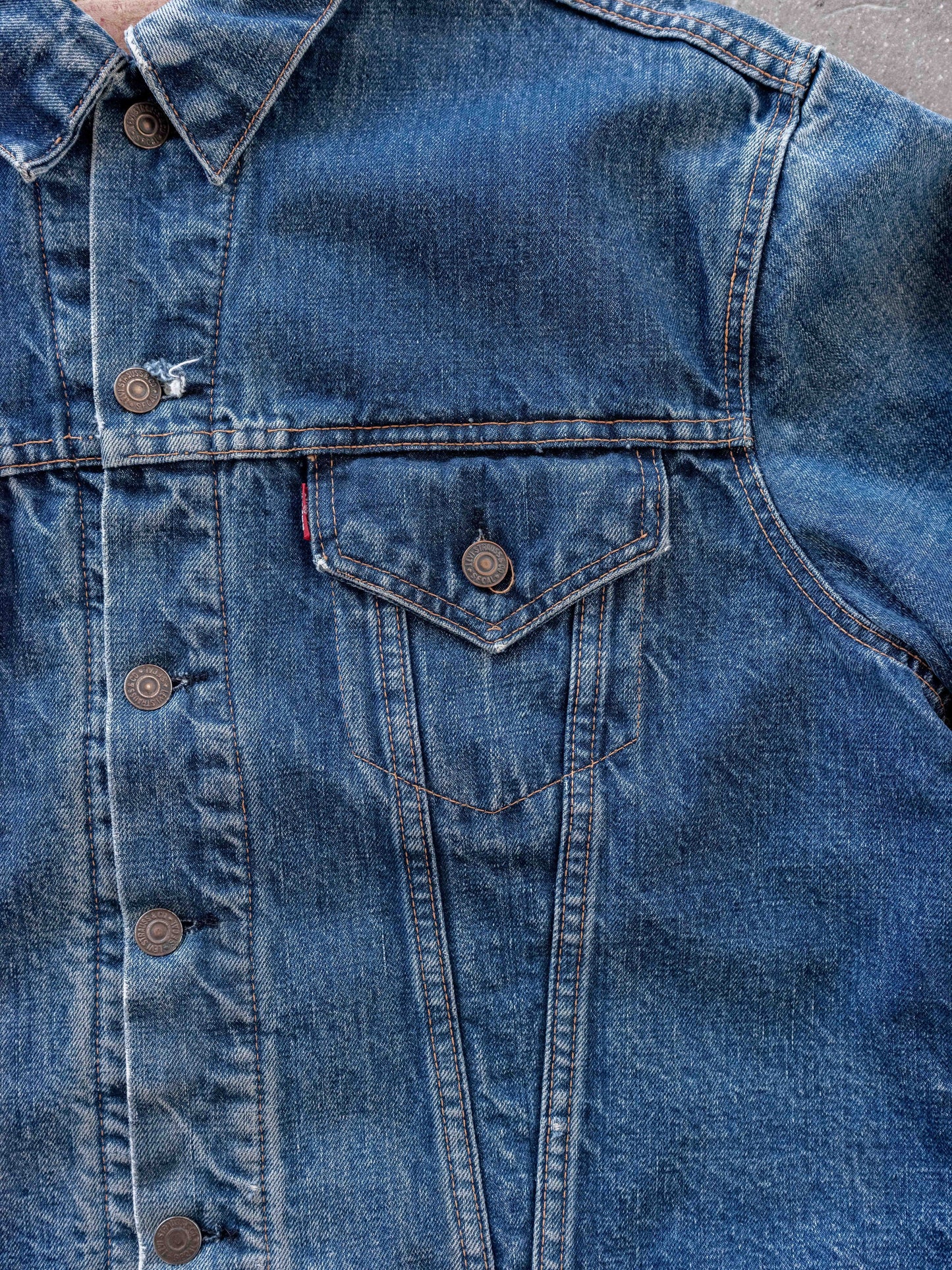 1960’s Thrashed and Well Worn Blanket Lined Big E Type 3