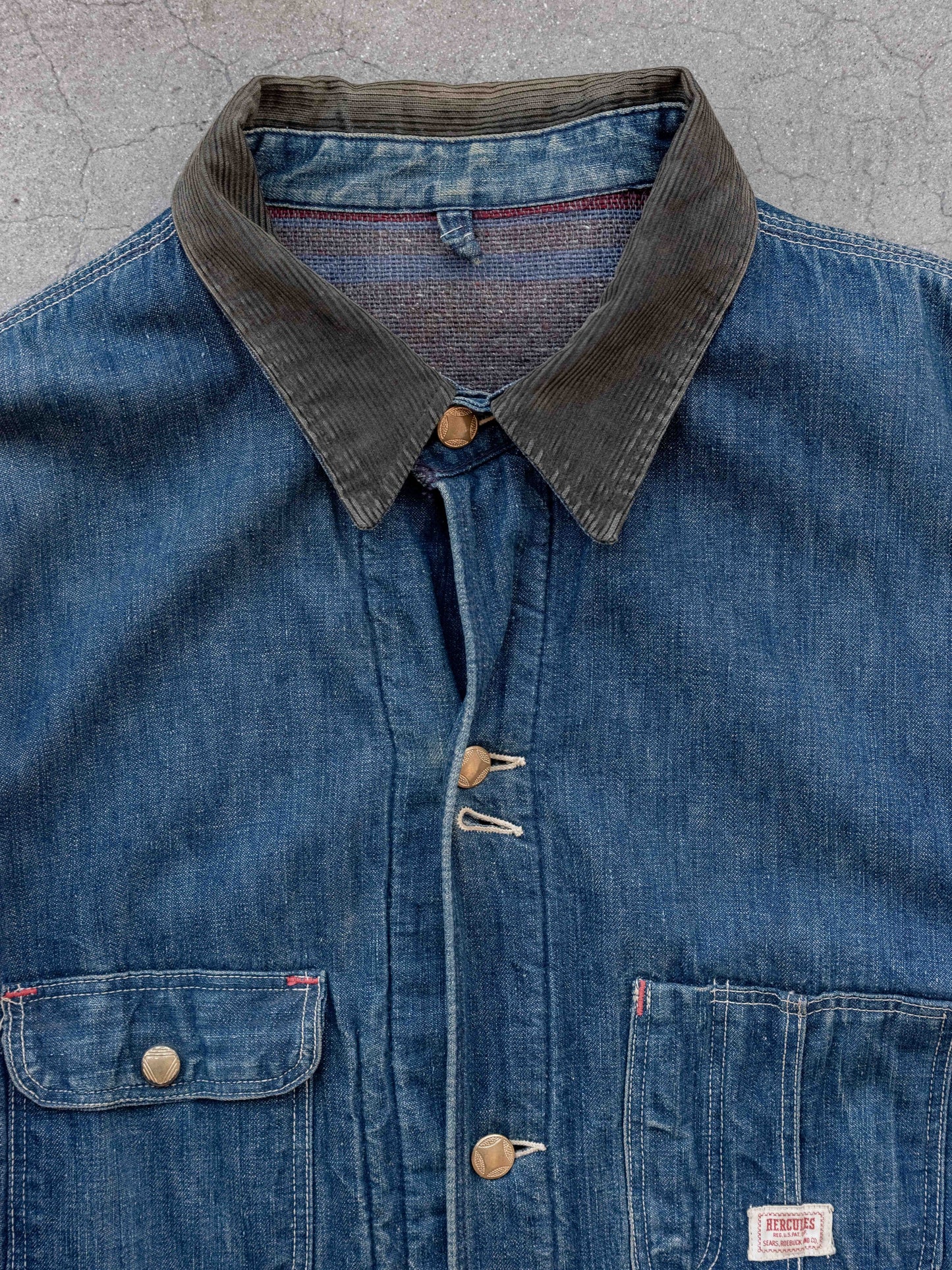 1950’s/1960’s Dark Hercules Lined Chore Jacket