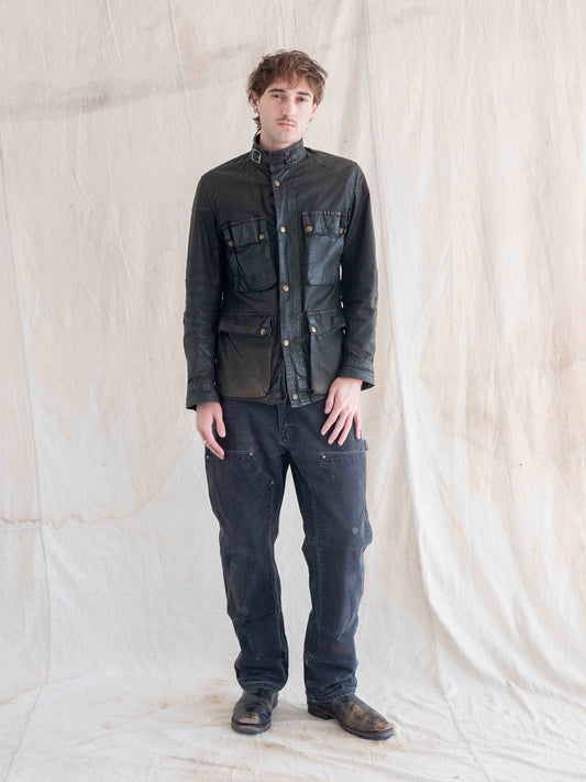 1990’s/2000’s Faded and Splattered Black Carhartt Doubleknees 34W