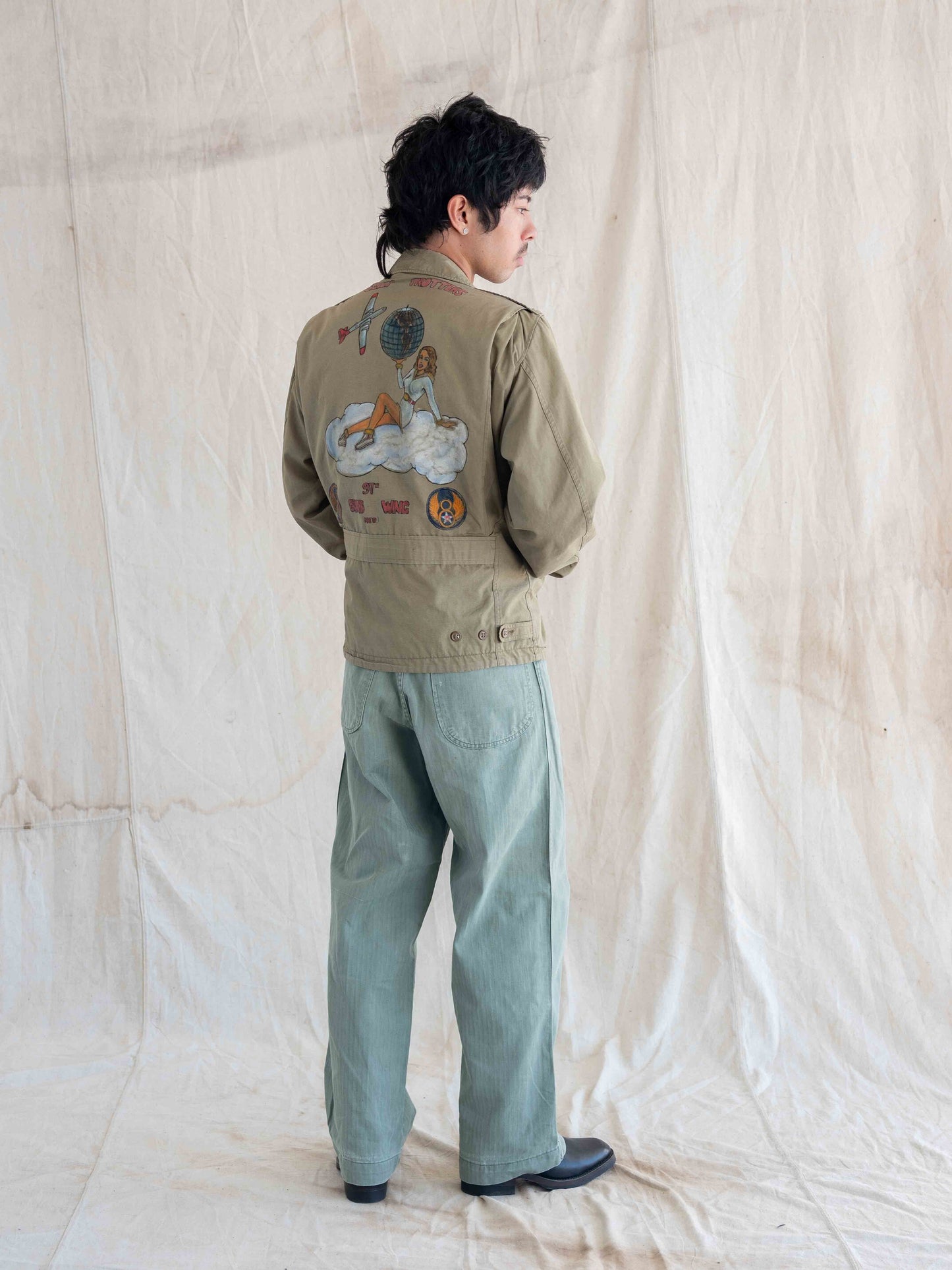 1950’s Air Force Jacket with Original Painted Motif