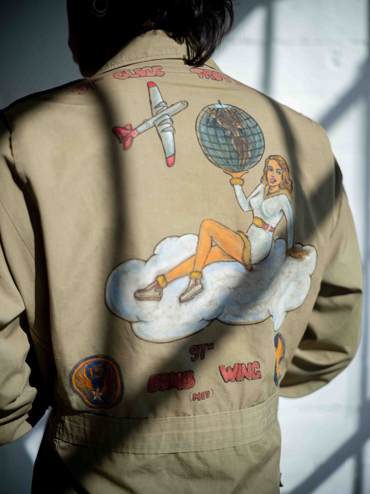 1950’s Air Force Jacket with Original Painted Motif