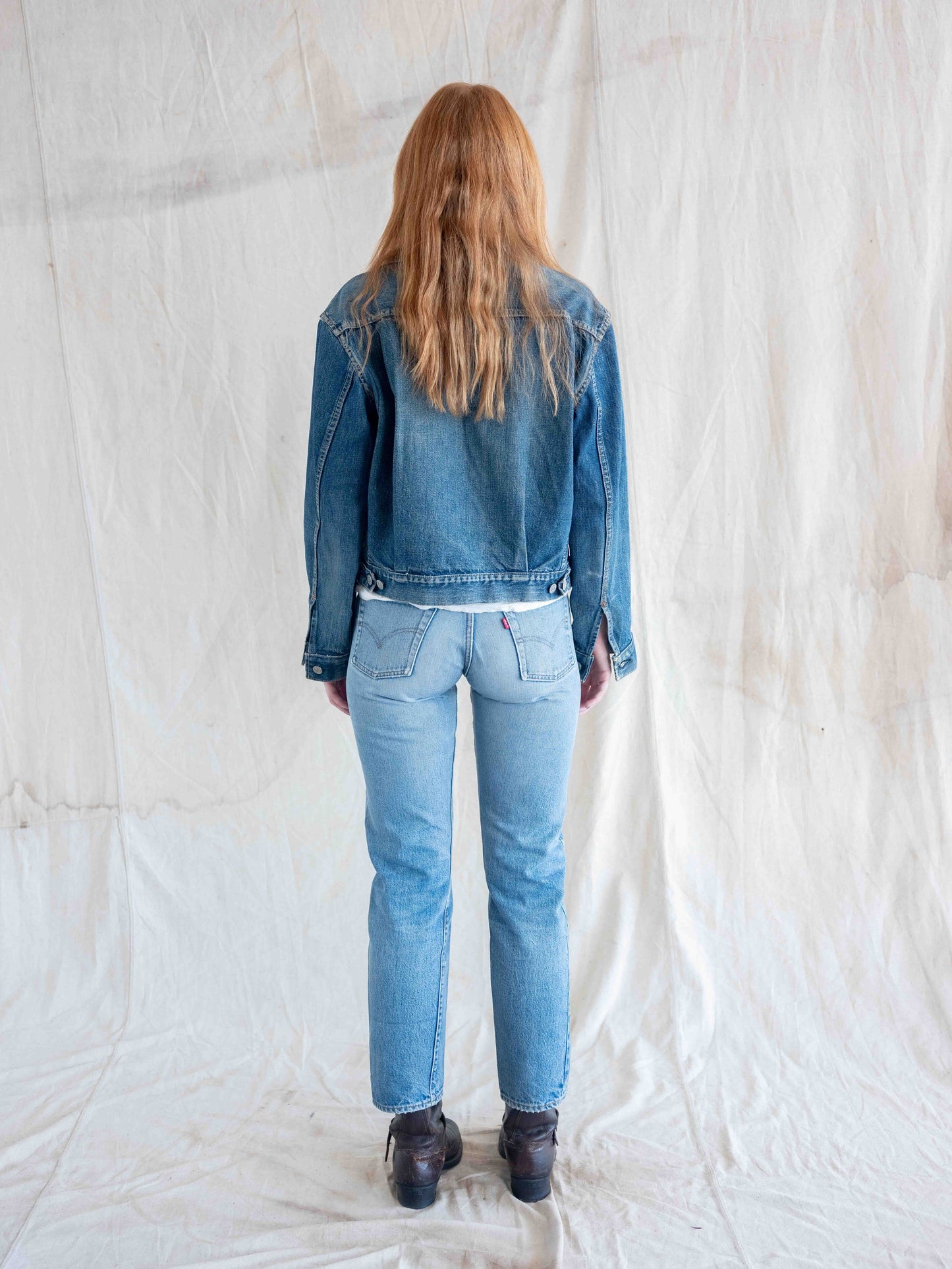 1980’s Light Mid Whiskered Levi’s 501s Redlines 29W