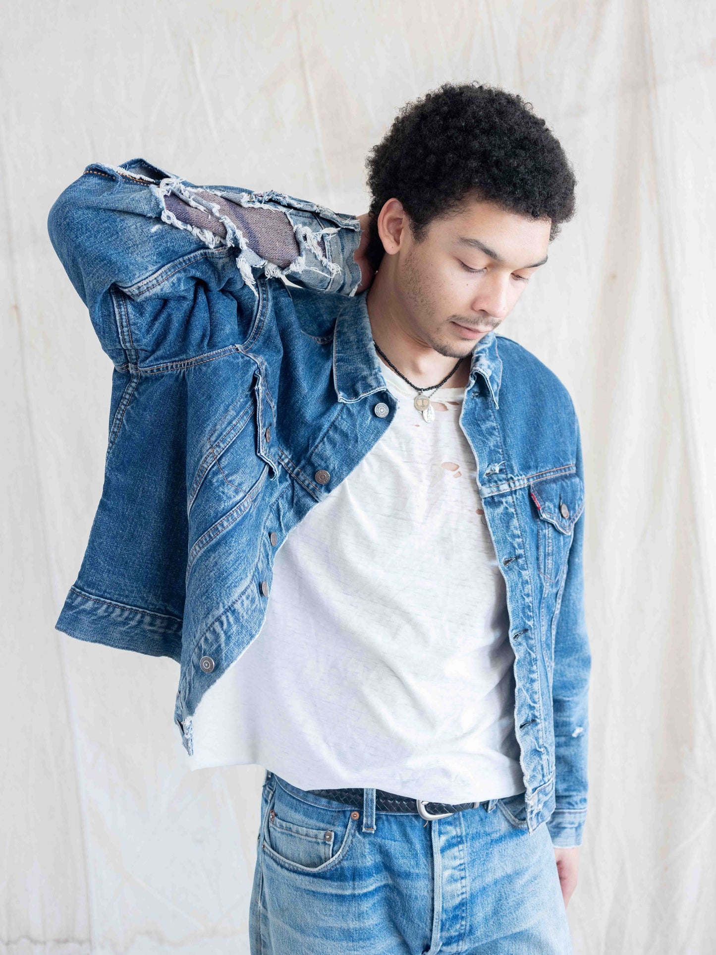 1960’s Thrashed and Well Worn Blanket Lined Big E Type 3