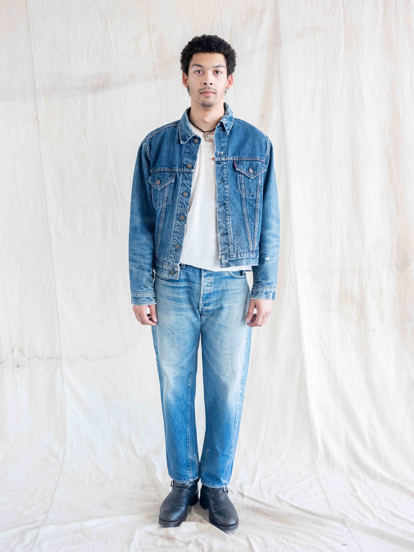 1960’s Thrashed and Well Worn Blanket Lined Big E Type 3