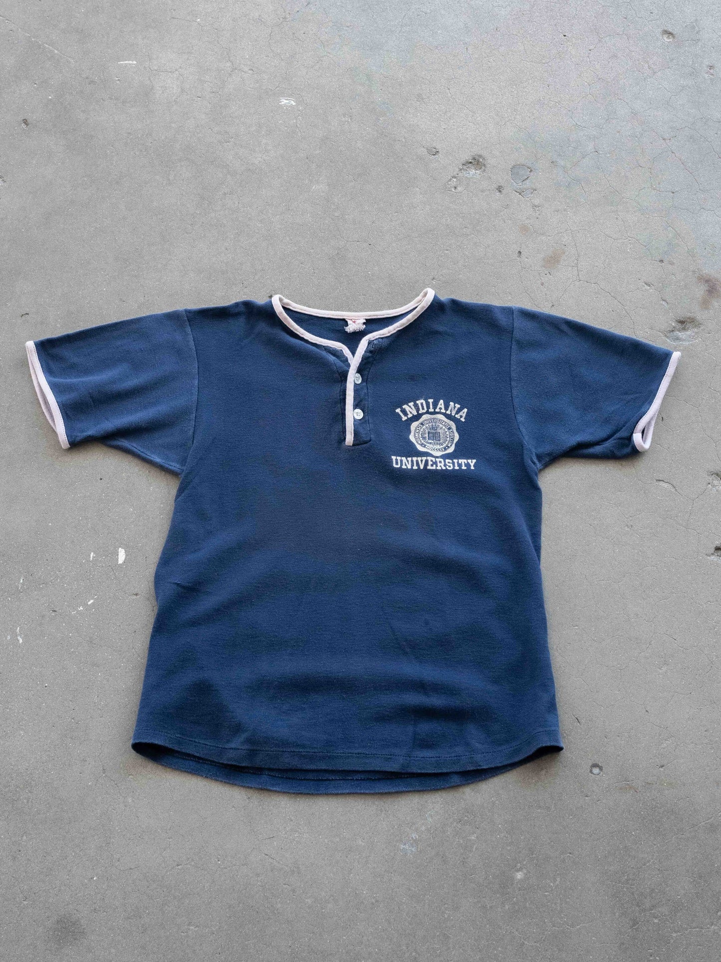 1960’s Champion Running Man Indiana University Button Up T-Shirt