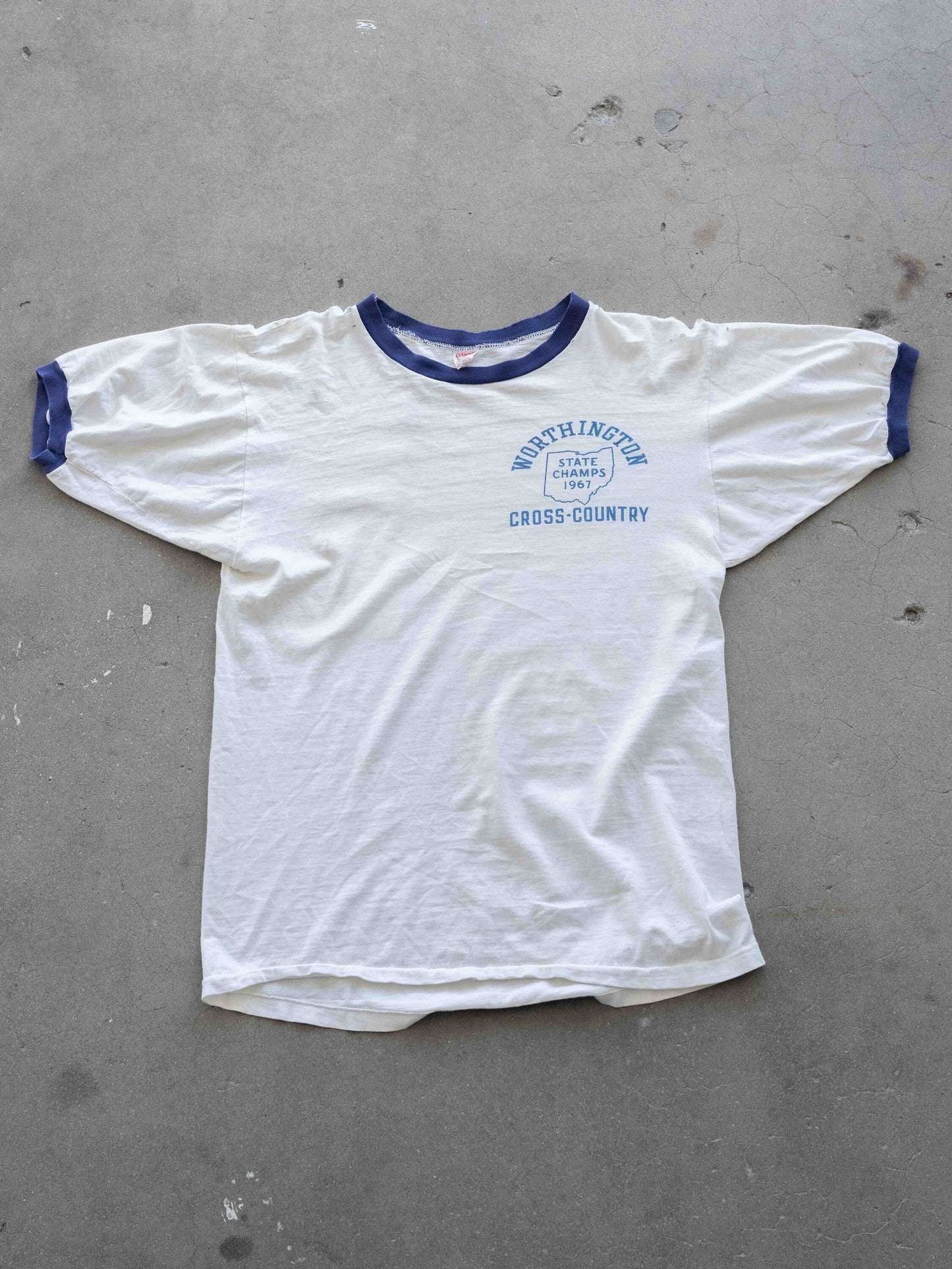 1960’s Champion Running Man 1967 State Champs T-Shirt