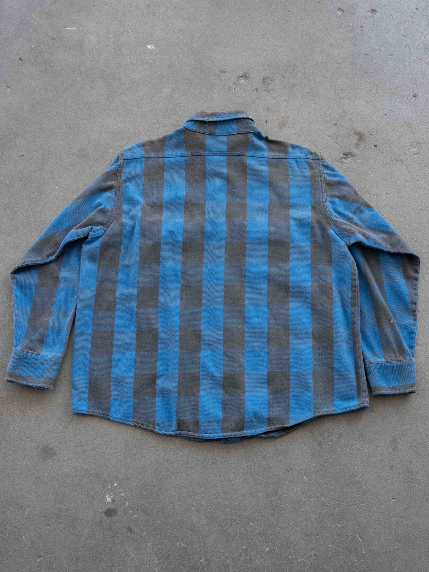 1970’s Faded Blue Frostproof Flannel