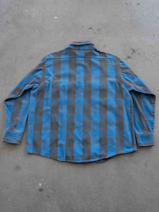 1970’s Faded Blue Frostproof Flannel