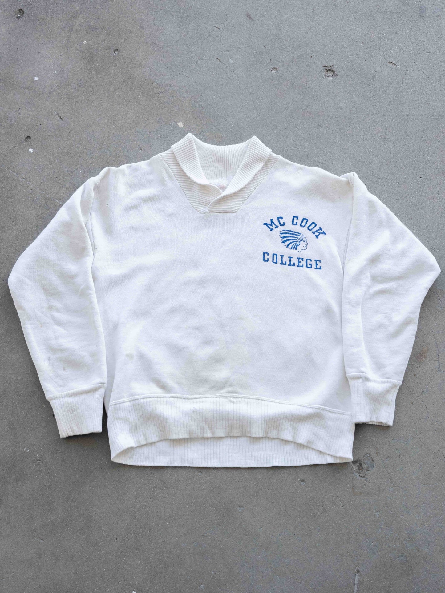 1950’s Champion Running Man McCook Shawl Collar Sweat