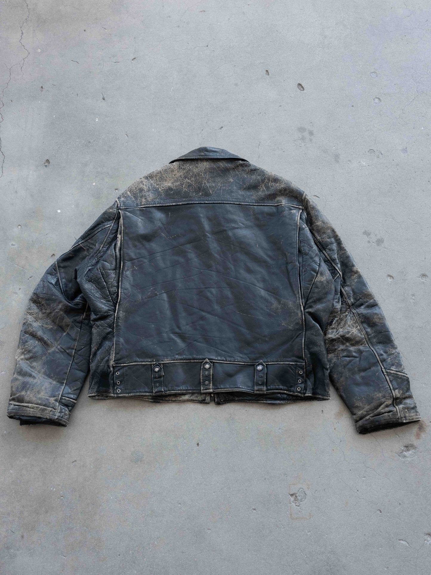 1950’s/1960’s Crazy Patina Two Pocket Moto Jacket