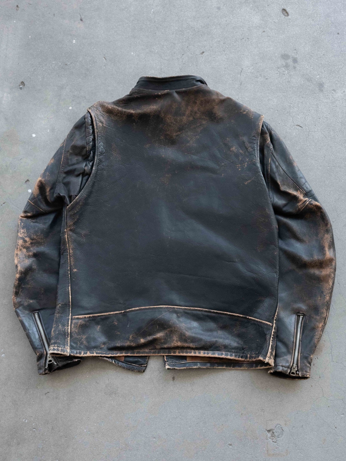 1950’s Distressed Beck Cafe Racer with Striped Liner
