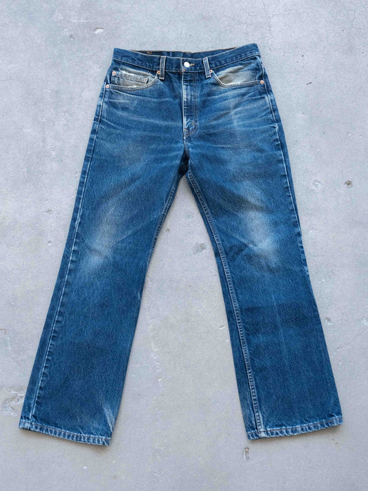 1980’s/1990/s Dark Levi’s 517 with Whiskering 32W
