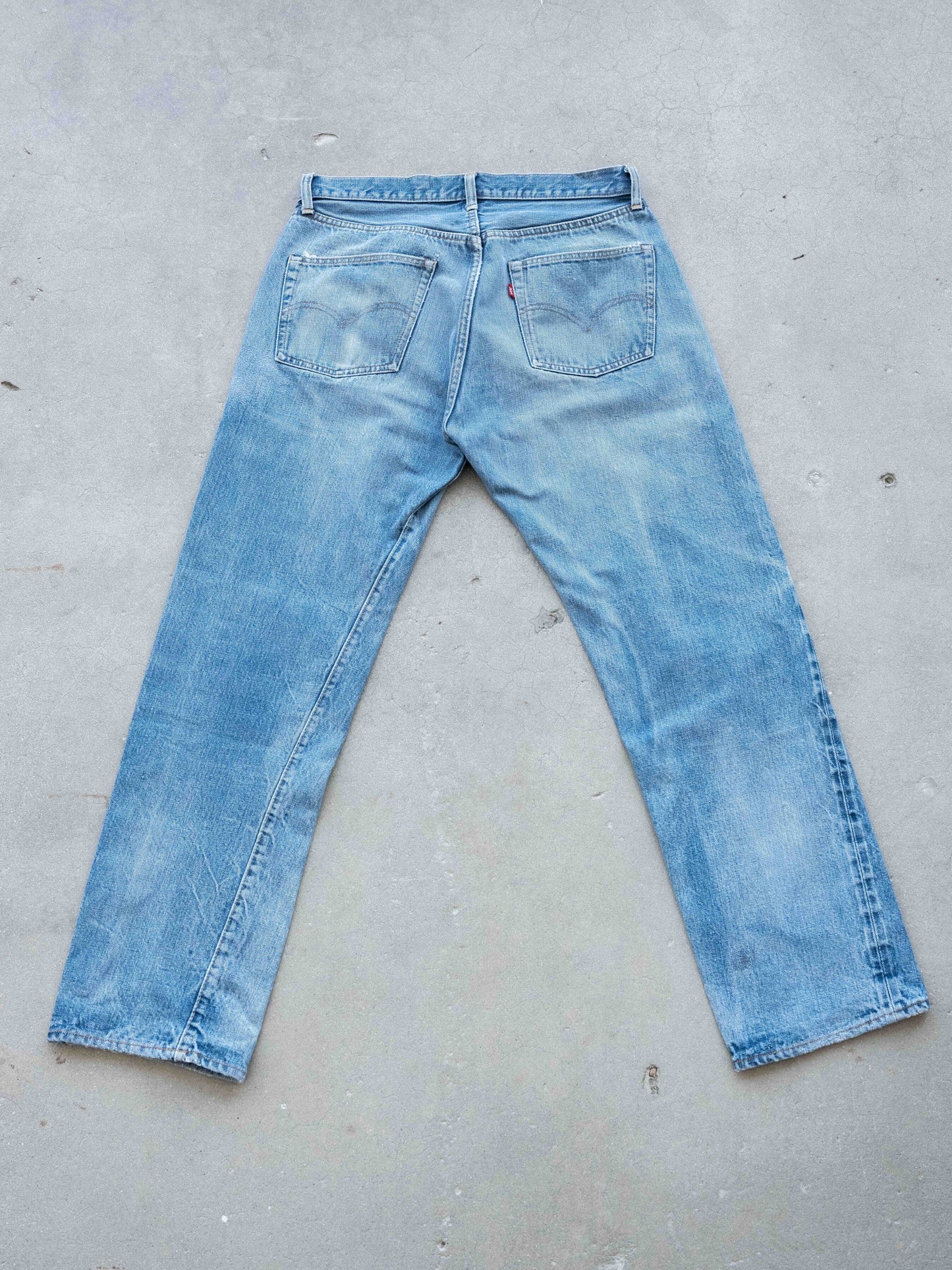 1970’s Faded and Repaired Single Stitch Levi’s 501 Redlines 34W