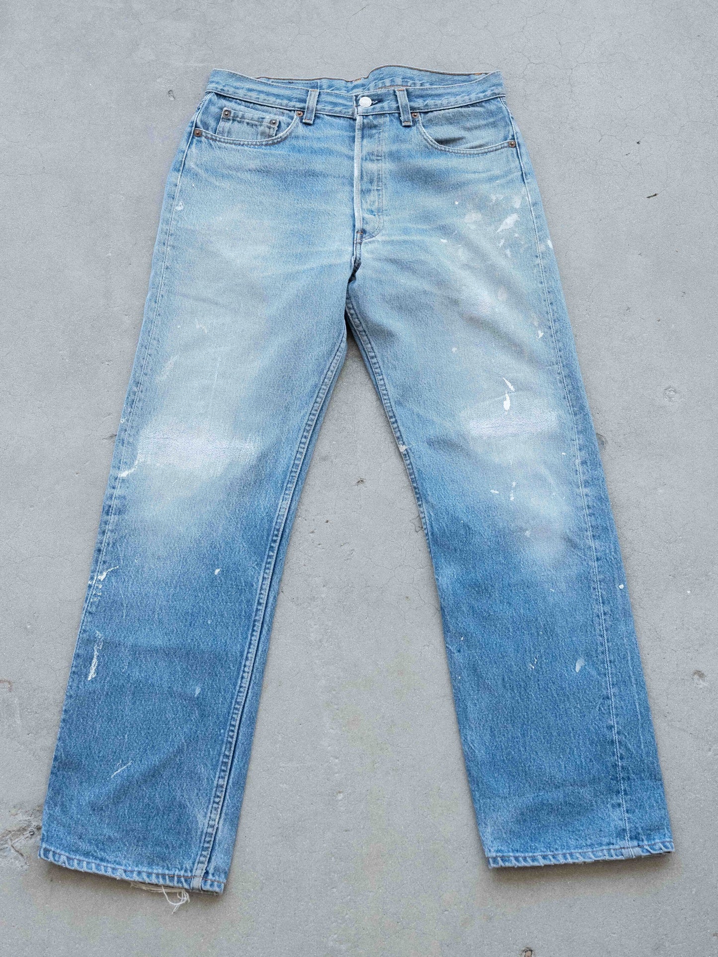 1980’s Lightwash Painter’s Levi’s 501 34W