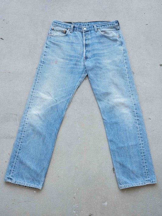 1990’s Lightly Painted and Whiskered Levi’s 501 35W